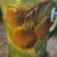 Magnificent rare Pichet Broc Saint Amand 1900 Orange Barbotine