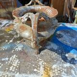 Pair of 1900 Cast Iron Planters from Charleville-Mézières in Rocaille Style