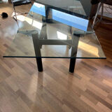 Glass dining table