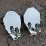 Pair of Murano mirror wall lights from the 50s