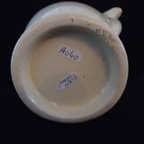 Antique pouring coffee pot in Gien earthenware, Valence model, A040