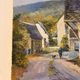 Oil Painting by Yann Le Francois Landscape Cantal Farm Aveyron Signed