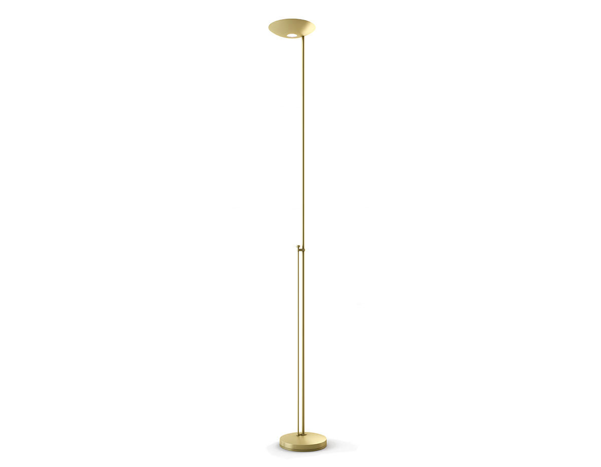 Estiluz Icon Gold halogen floor lamp