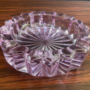 Vintage glass ashtray Alexandrite