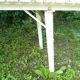 wooden folding garden table