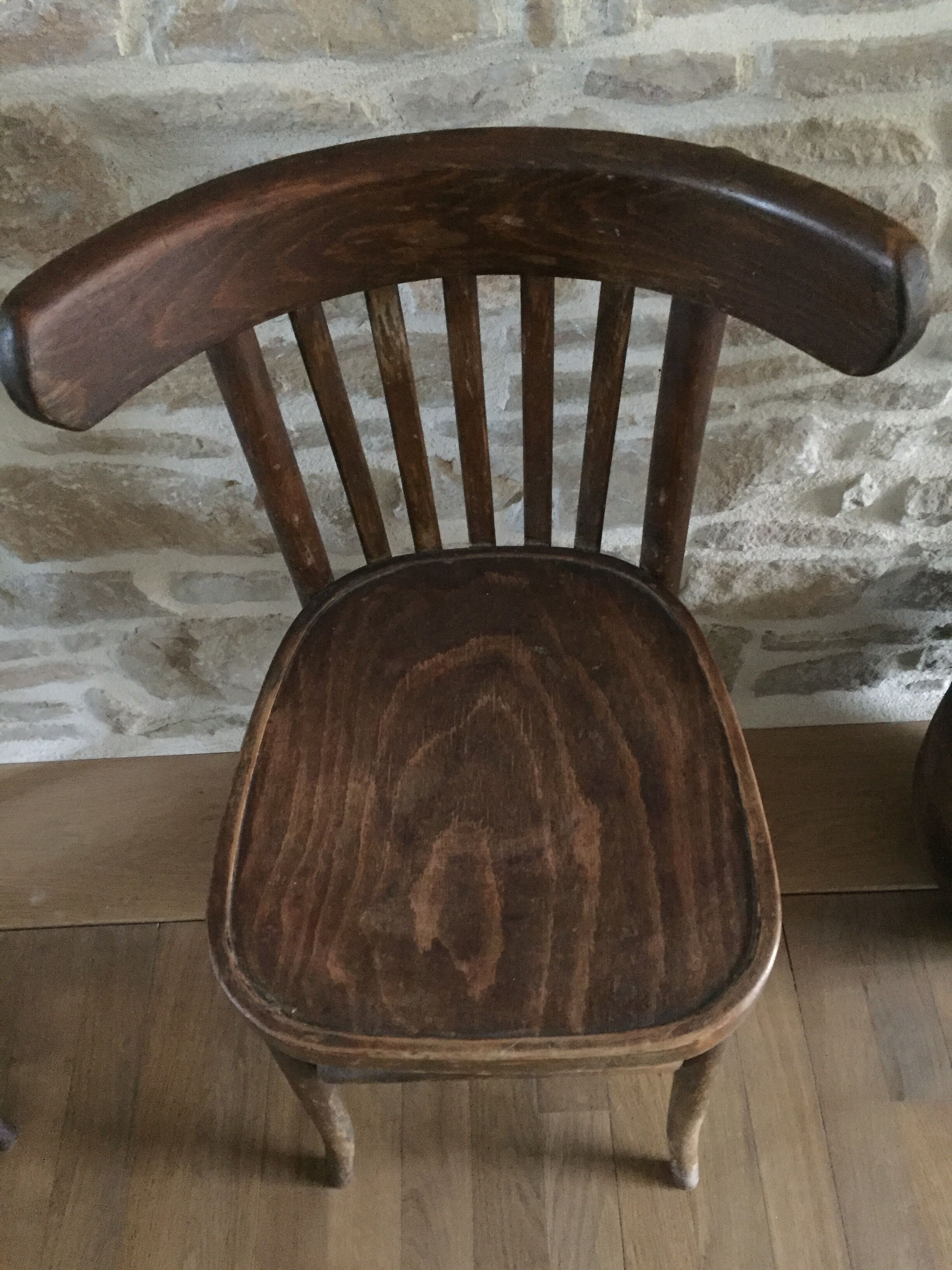 Mismatched Bistro chairs