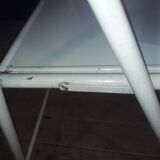 Series of 4 metal folding chairs