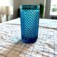Verres bleu vintage