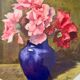 Still life with roses signed Cornillon 20th century