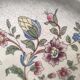 Vintage French round serving plate faience de Rouen, representing a horn of plenty