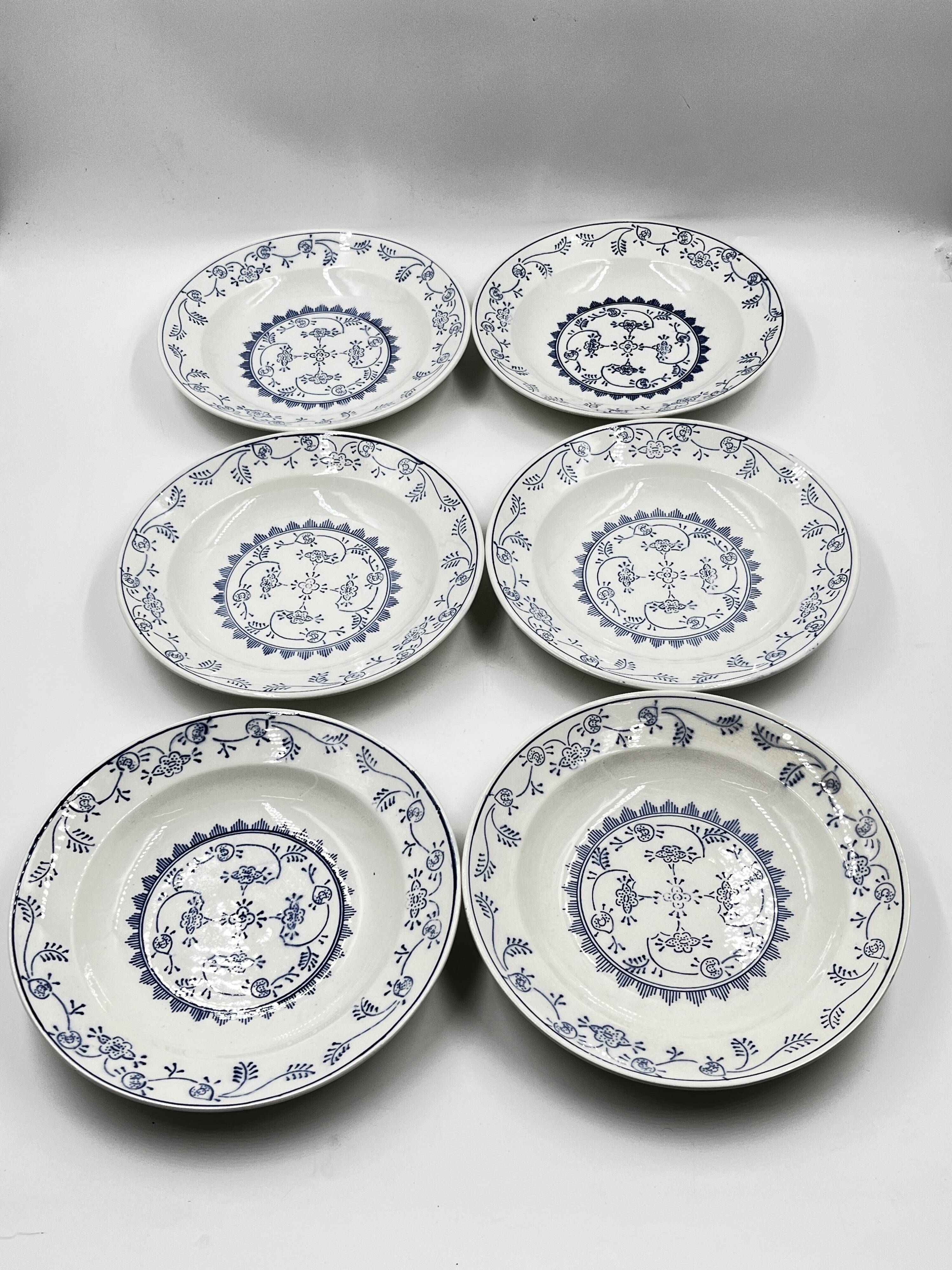 Lot de 6 assiettes creuses Villeroy&Boch