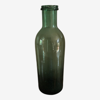 Green glass bottle