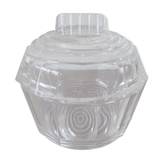 Glass box with its lid