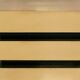 Mid Century Style Solid Wood, Brass and Black Glass Pair of Italian Commode