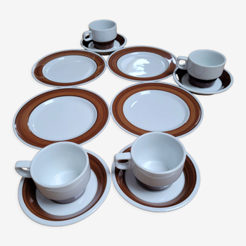 4 tasses, et assiettes à dessert MOSA Maastricht Holland