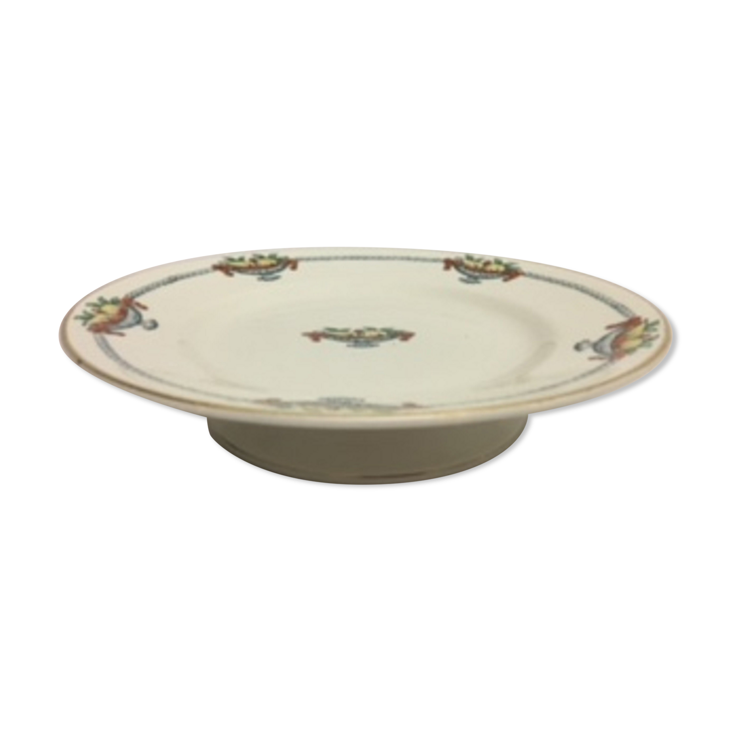 Compotier bas "société des grands etablissements céramique st amand"