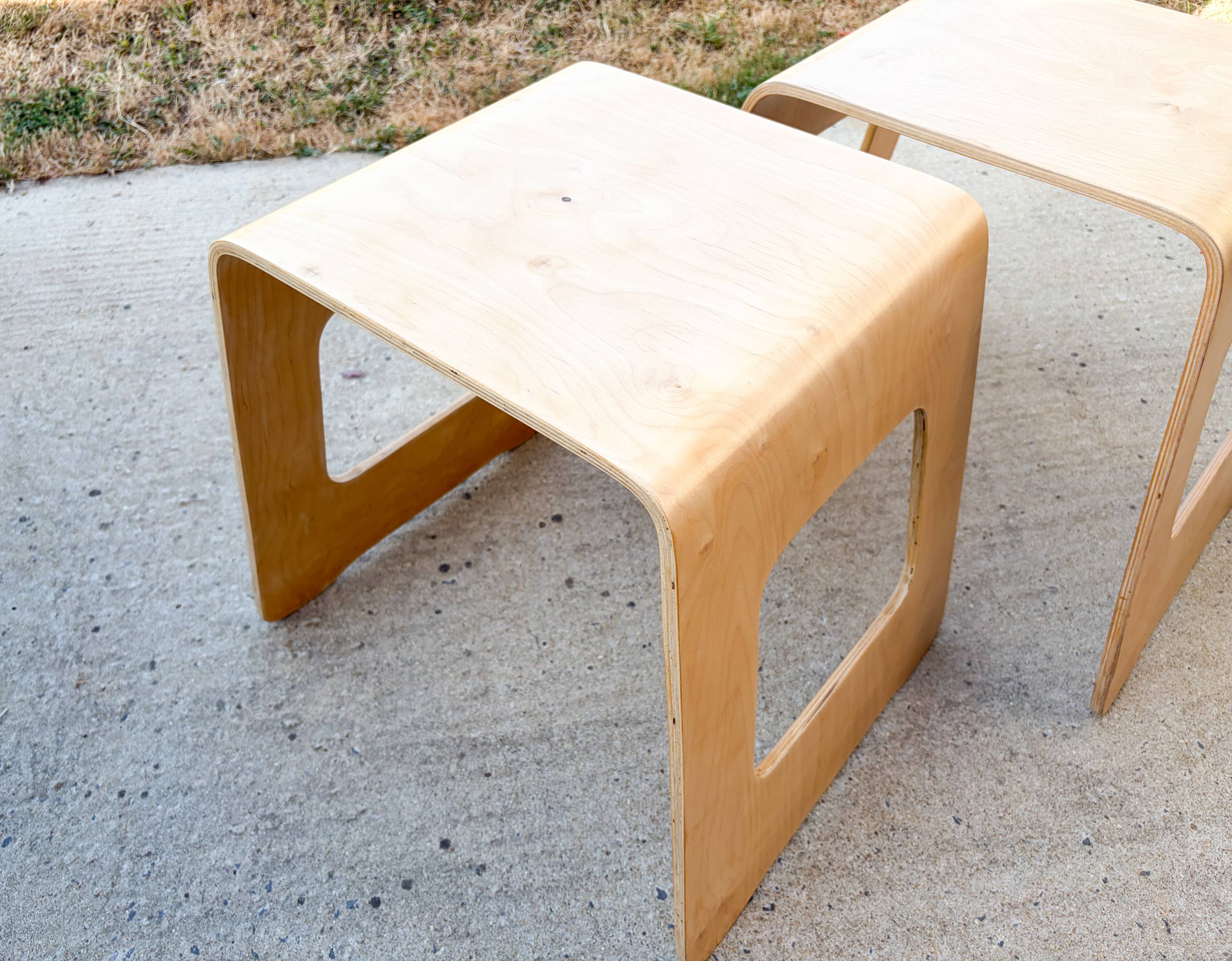 2 stools by Lisa Norinder for IKEA, 1990s