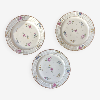 Anciennes Assiettes porcelaine Limoges  A.Lanternier