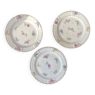 Anciennes Assiettes porcelaine Limoges  A.Lanternier