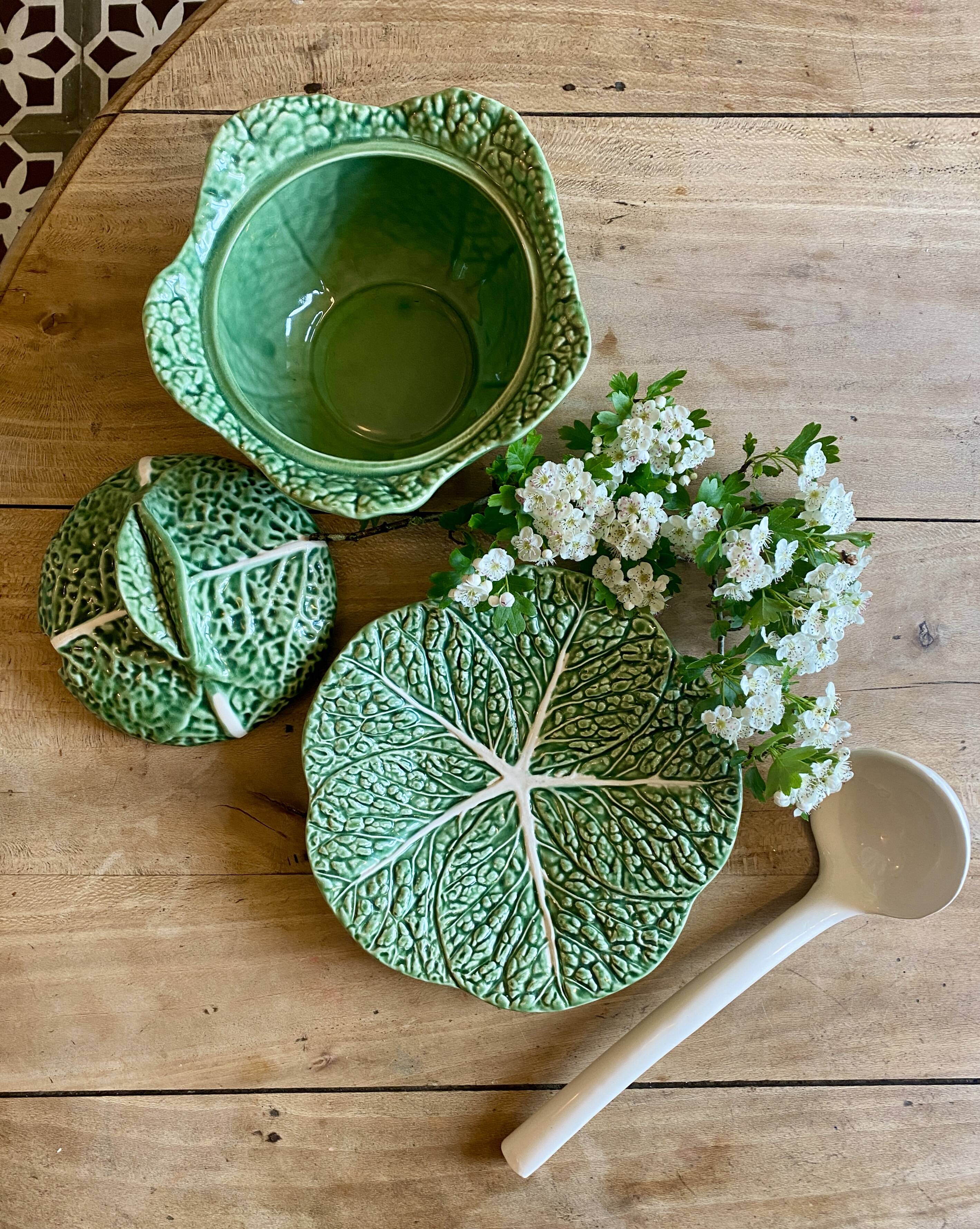 Vintage ceramic cabbage tureen