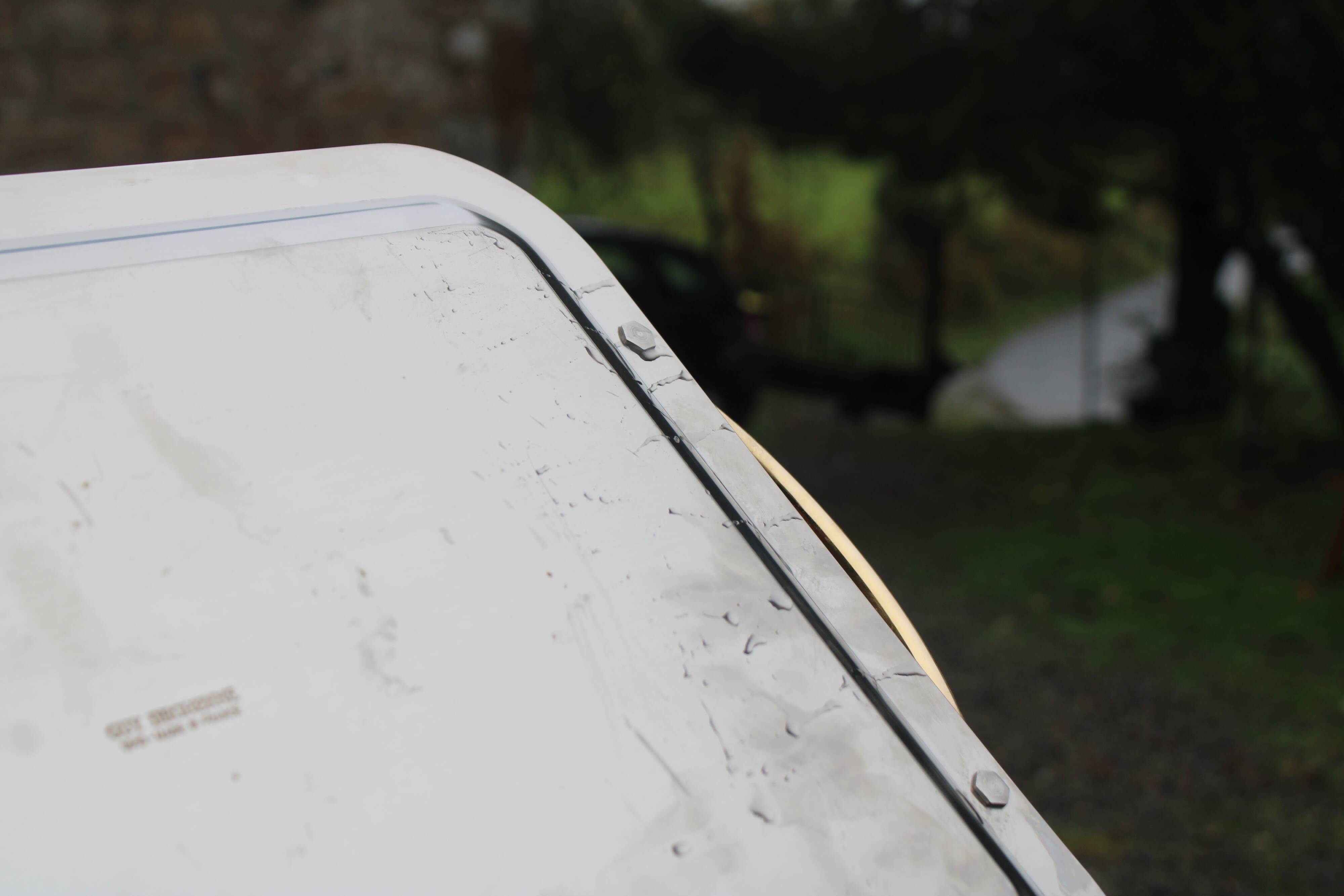 GUY DEGRENNE Serving Tray – Stainless Steel & Brass Handles – France