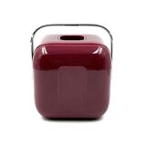 Space age red Ice Bucket, Guzzini Italy, ca. 1970s