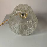 Lampe à poser ou suspendre en verre vintage