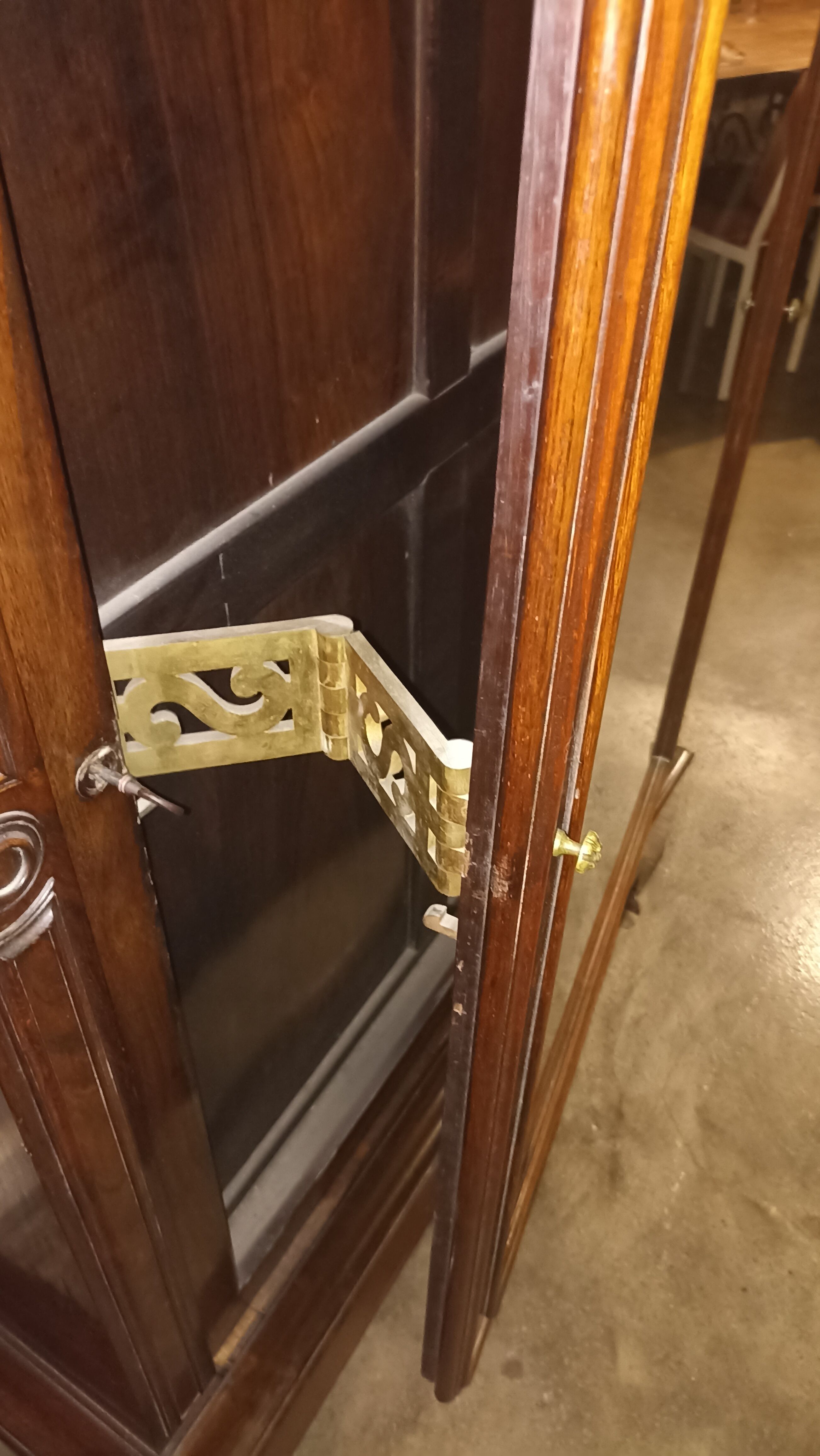 19th century rosewood wardrobe
