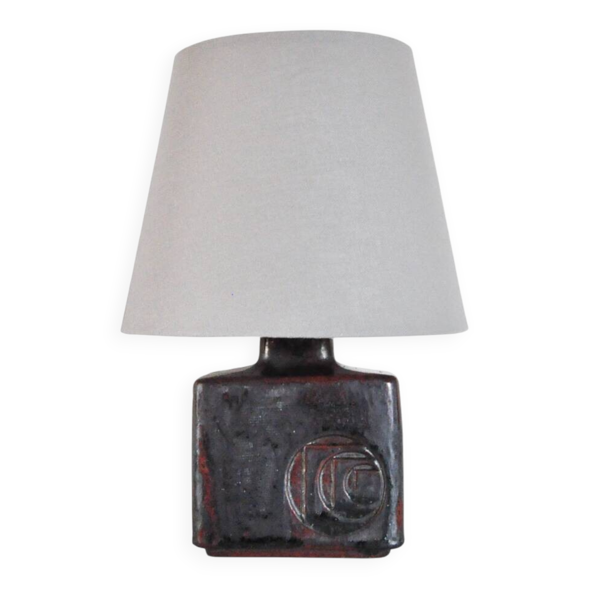 Glazed Stoneware Table Lamp by Desiree Stentøj, Denmark