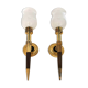 Paire appliques torchères design Arlus années 60