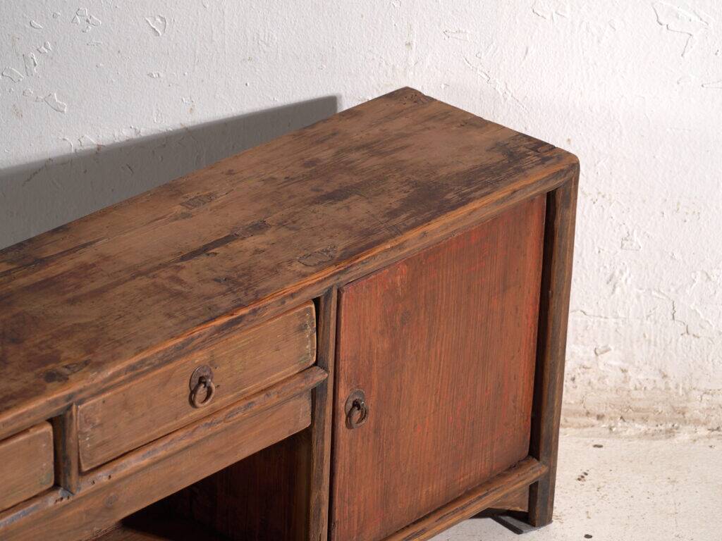 Antique low pine wood furniture – China, circa 1900