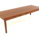 Minimalist teak bench, Sweden, 1960s