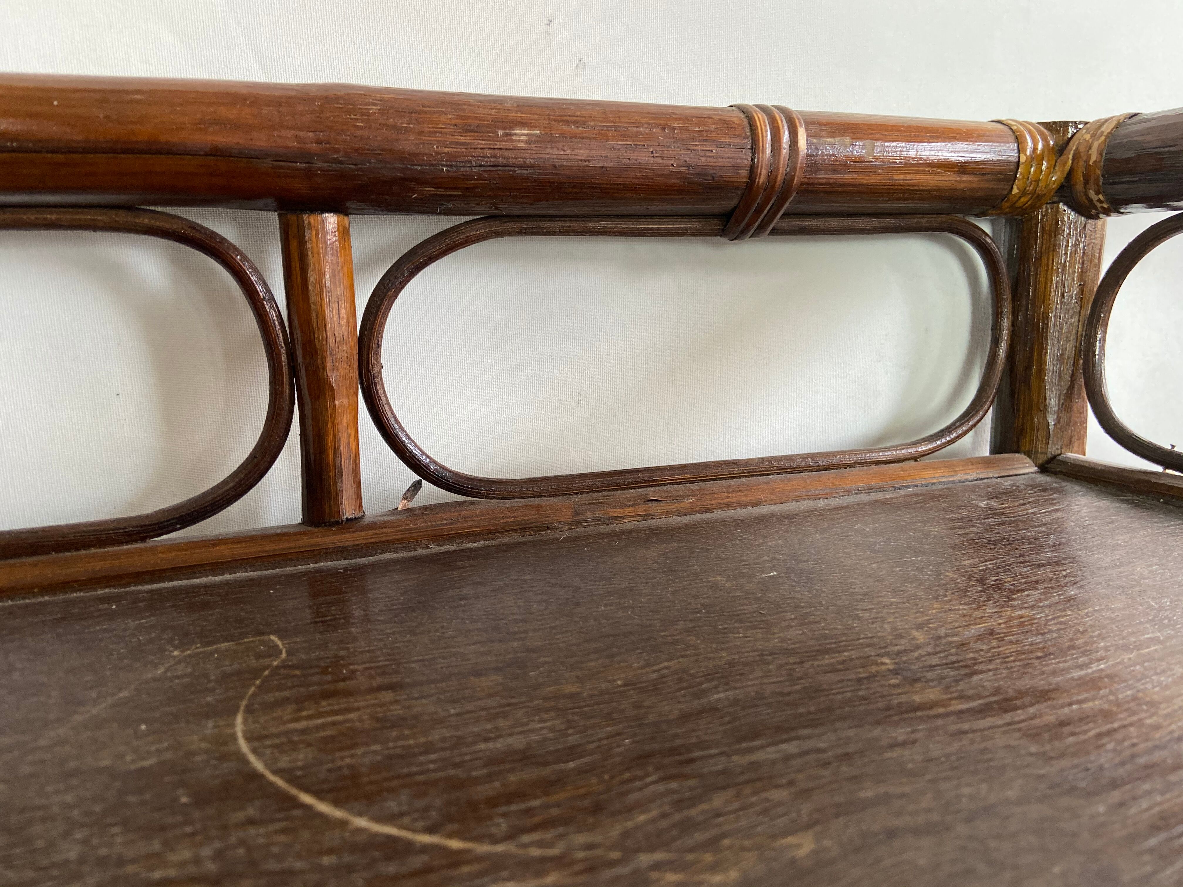 Dresser in rattan and canning
