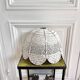 Rattan and wicker flower suspension