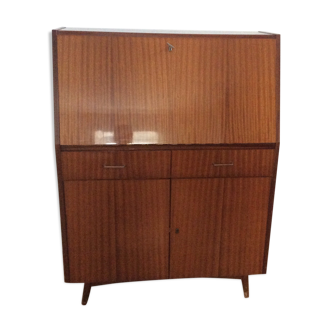 Secrétaire des années 1950 en bois laqué