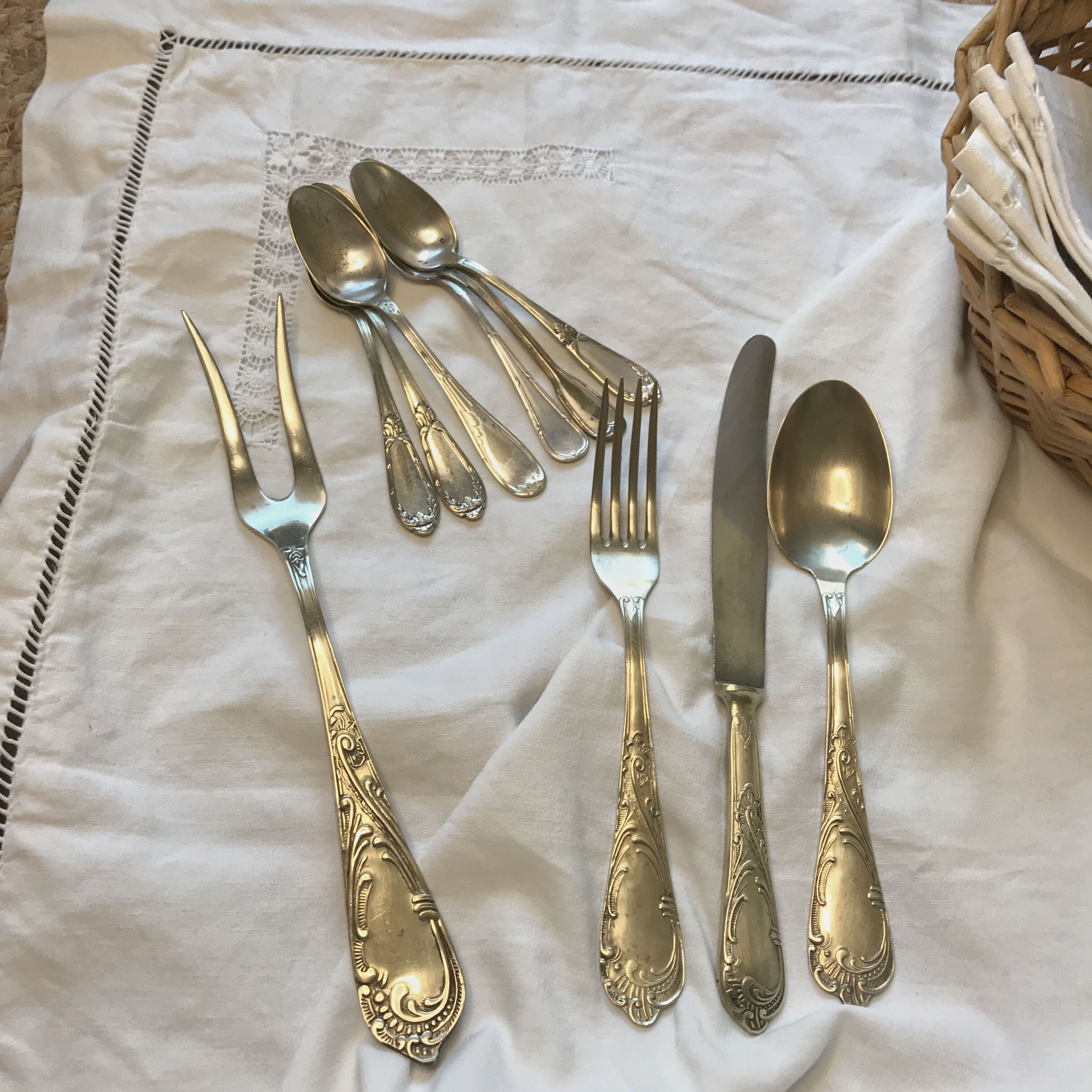 Silver housewife 25 pieces