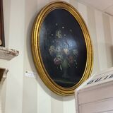 Lot de 2 tableaux anciens huile sur toile