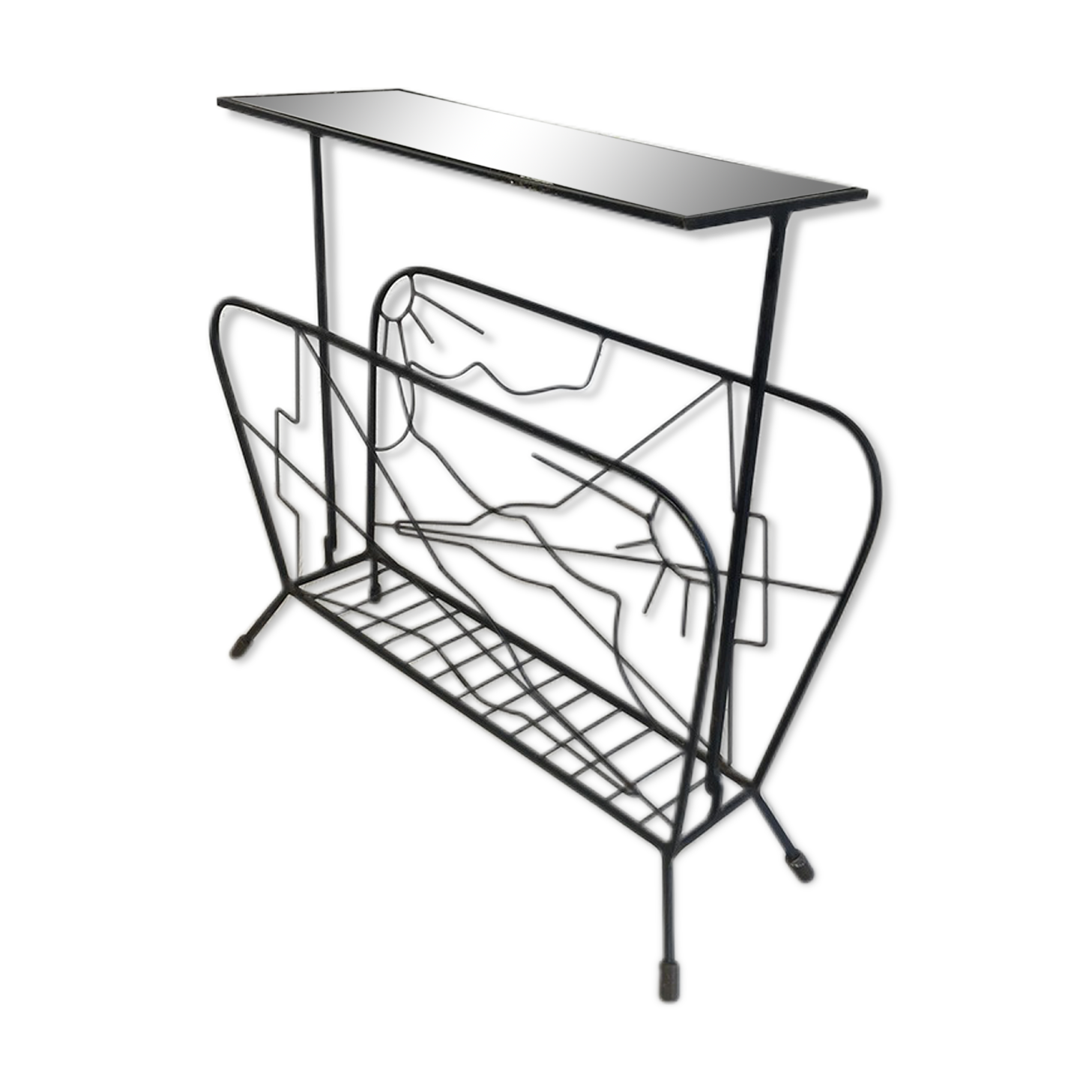 Vintage magazine rack 1960