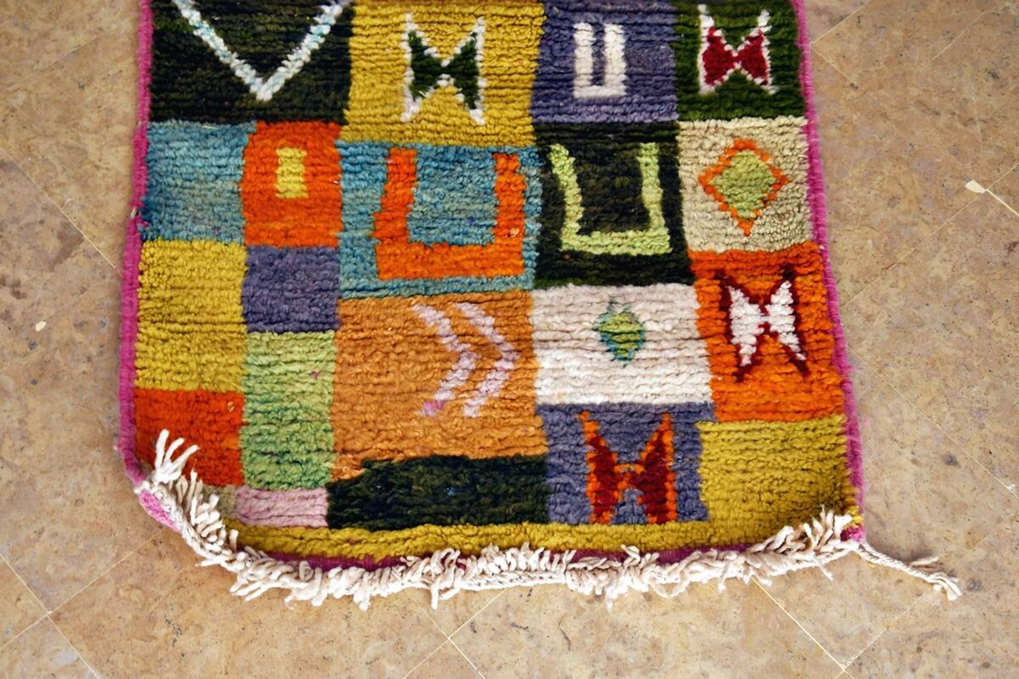 Moroccan Berber rug Boujaad 305 x 80 cm new