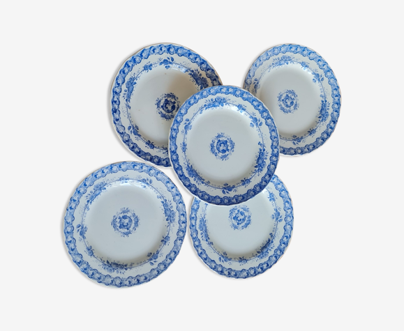 Set de 5 assiettes en terre de fer
