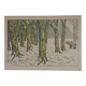 Lithograph by Henri Rivière The Aspects of Nature The Wood, Winter