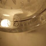 Baccarat crystal vase with chiseled motifs