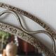 Miroir en fer martelé Art deco