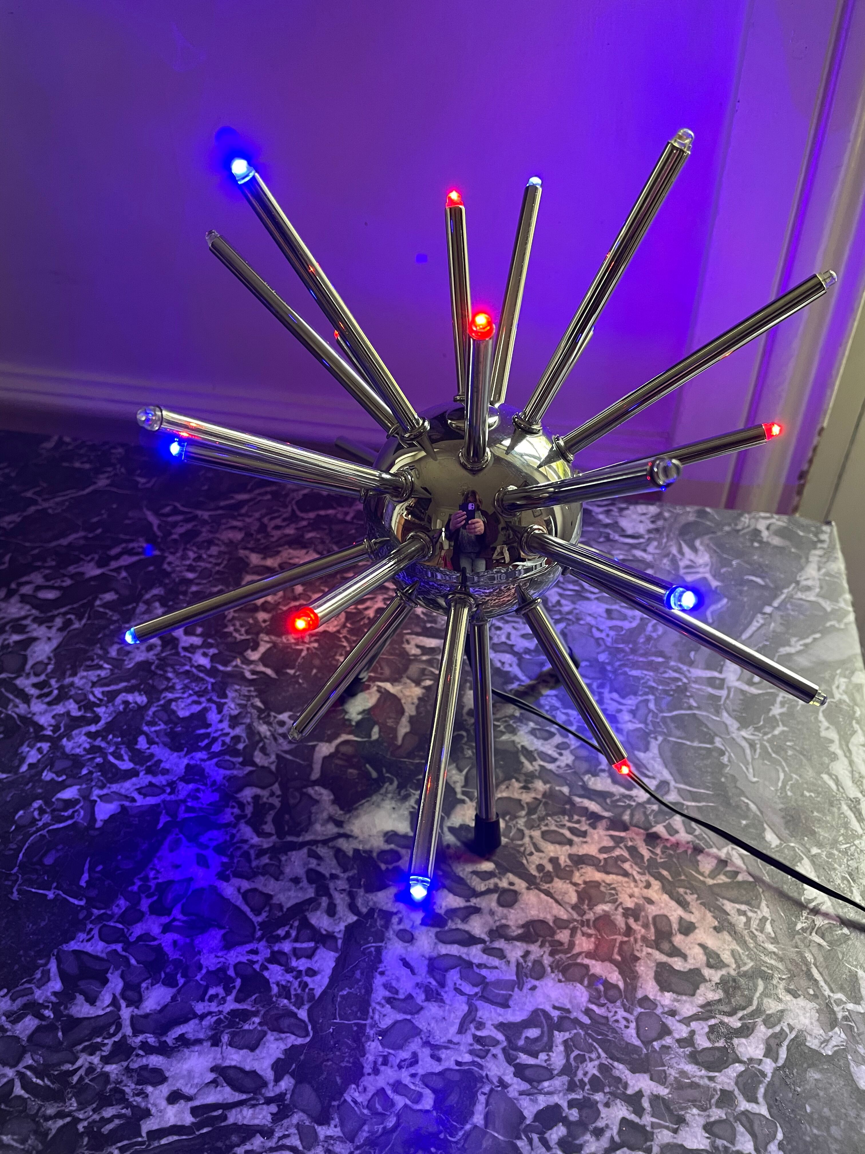 Table lamp "sputnik" space age