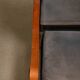 Kaare Klint Safari Chair in Grey Canvas and Dark Stained Ash for Rud Rasmussen