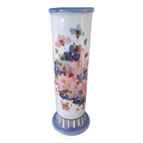 Vase vintage peint main signé