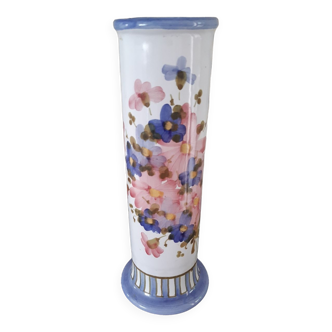 Vintage hand painted vase signed