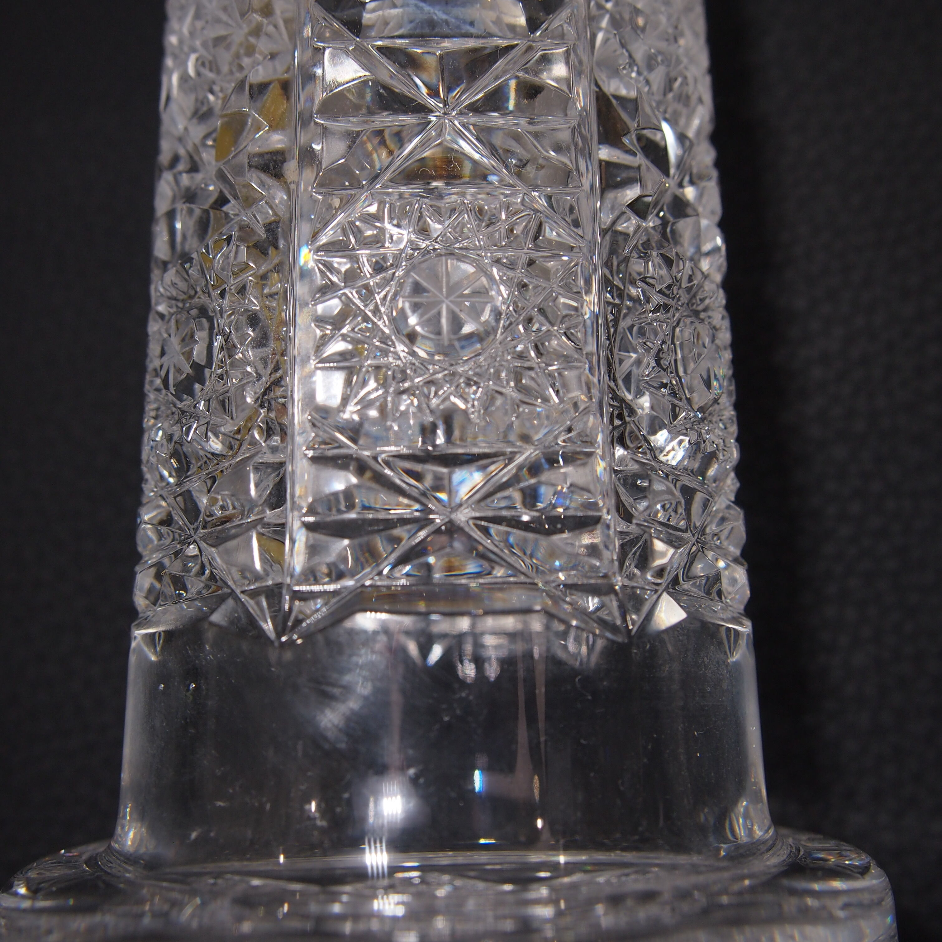 Saint Louis cut crystal soliflore vase