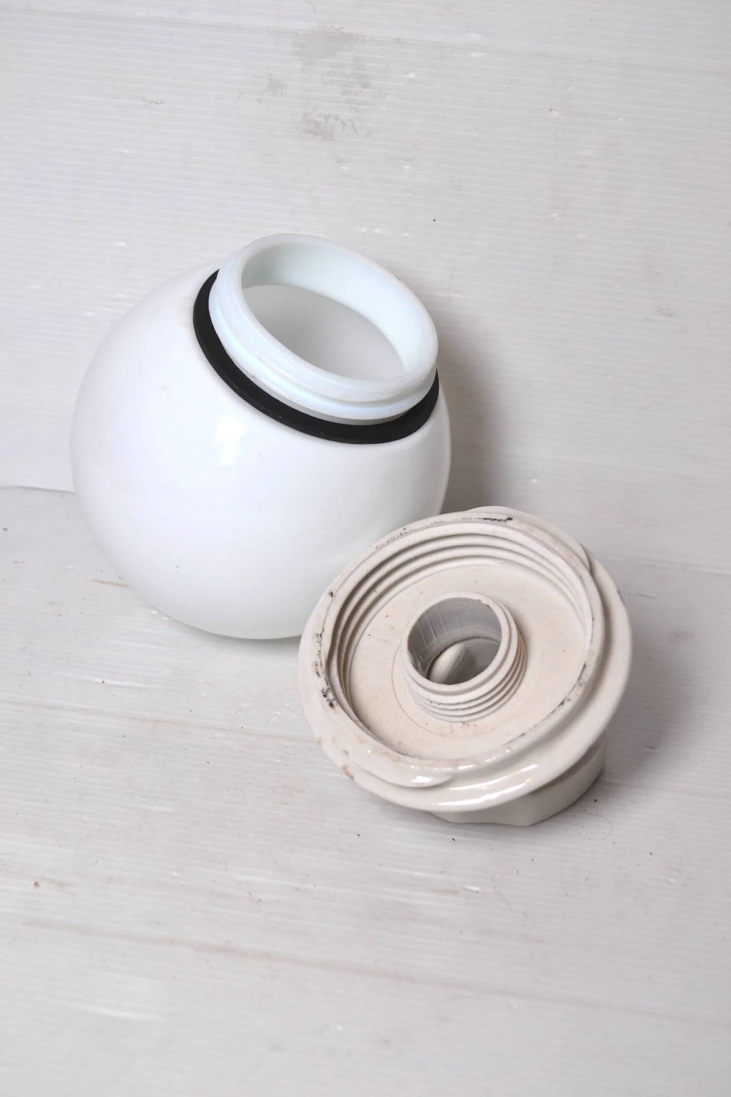 Vintage porcelain wall sconce