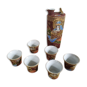 Service saqué porcelaine - vaisselle